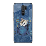 Kitty In Pocket Poco M2 Glass Back Cover Online