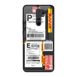 Cool Barcode Label Poco M2 Glass Back Cover Online