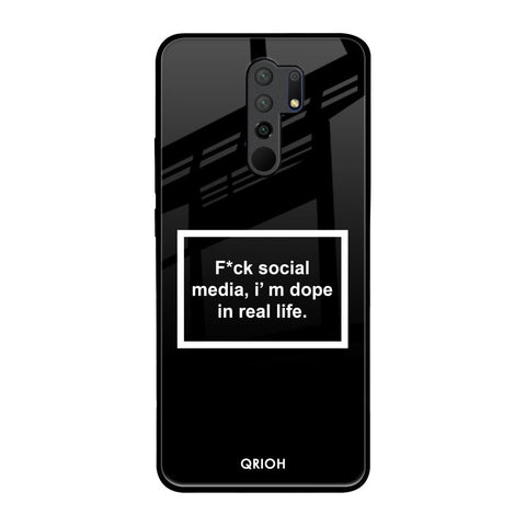 Dope In Life Poco M2 Glass Back Cover Online