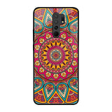 Elegant Mandala Poco M2 Glass Back Cover Online