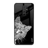 Kitten Mandala Poco M2 Glass Back Cover Online