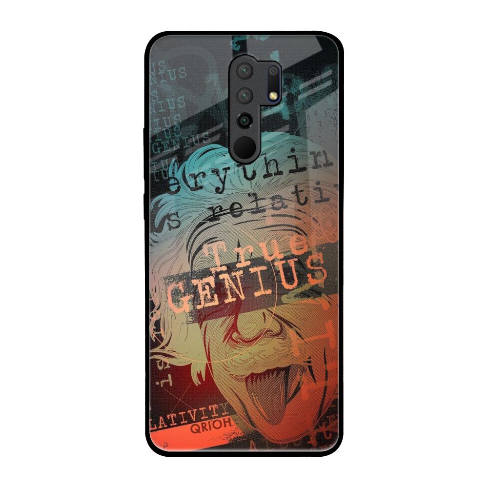 True Genius Poco M2 Glass Back Cover Online