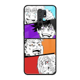 Anime Sketch Poco M2 Glass Back Cover Online