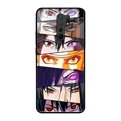 Anime Eyes Poco M2 Glass Back Cover Online