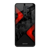 Modern Camo Abstract Poco M2 Glass Back Cover Online