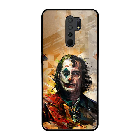 Psycho Villain Poco M2 Glass Back Cover Online