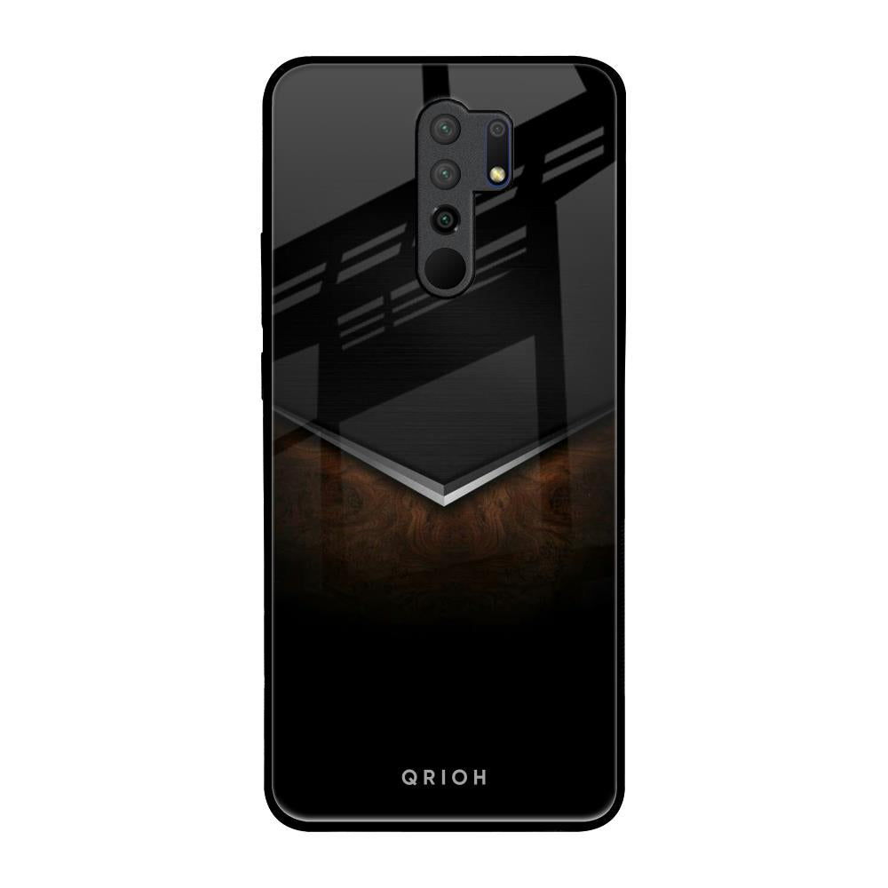 Dark Walnut Poco M2 Glass Back Cover Online