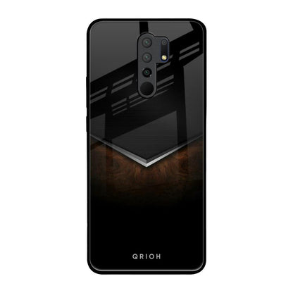 Dark Walnut Poco M2 Glass Back Cover Online