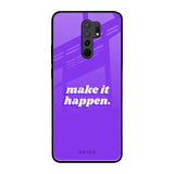 Make it Happen Poco M2 Glass Back Cover Online