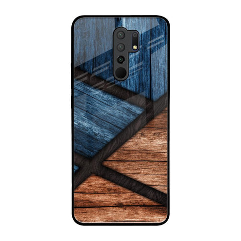 Wooden Tiles Poco M2 Glass Back Cover Online