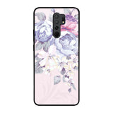 Elegant Floral Poco M2 Glass Back Cover Online