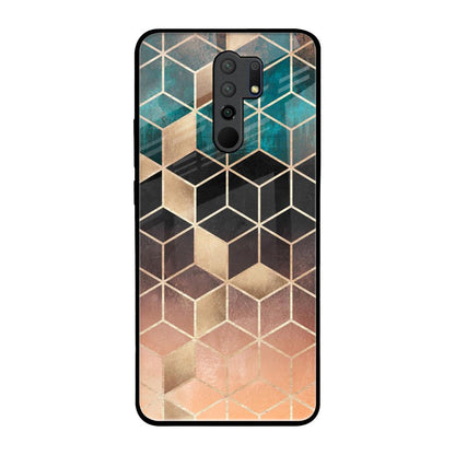 Bronze Texture Poco M2 Glass Back Cover Online