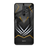 Black Warrior Poco M2 Glass Back Cover Online