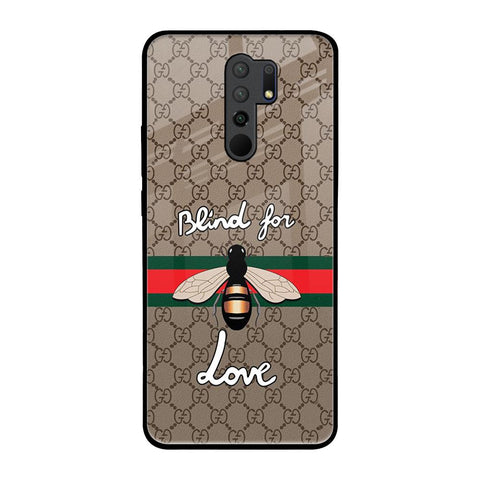 Blind For Love Poco M2 Glass Back Cover Online