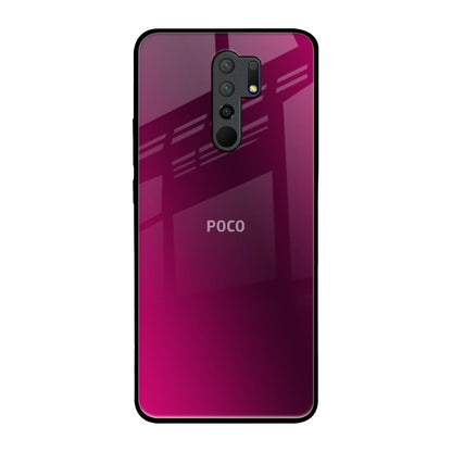 Pink Burst Poco M2 Glass Back Cover Online