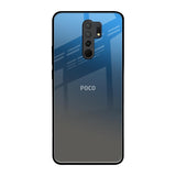 Blue Grey Ombre Poco M2 Glass Back Cover Online