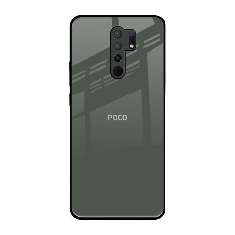 Charcoal Poco M2 Glass Back Cover Online