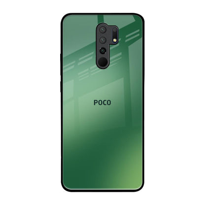 Green Grunge Texture Poco M2 Glass Back Cover Online