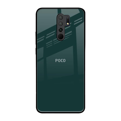 Olive Poco M2 Glass Back Cover Online