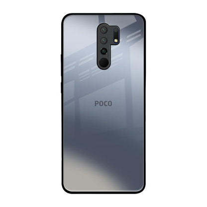 Space Grey Gradient Poco M2 Glass Back Cover Online