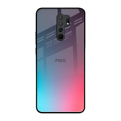 Rainbow Laser Poco M2 Glass Back Cover Online