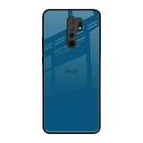 Cobalt Blue Poco M2 Glass Back Cover Online