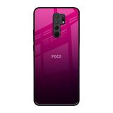 Purple Ombre Pattern Poco M2 Glass Back Cover Online