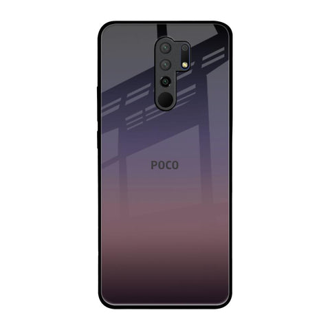 Grey Ombre Poco M2 Glass Back Cover Online