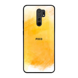 Rustic Orange Poco M2 Glass Back Cover Online