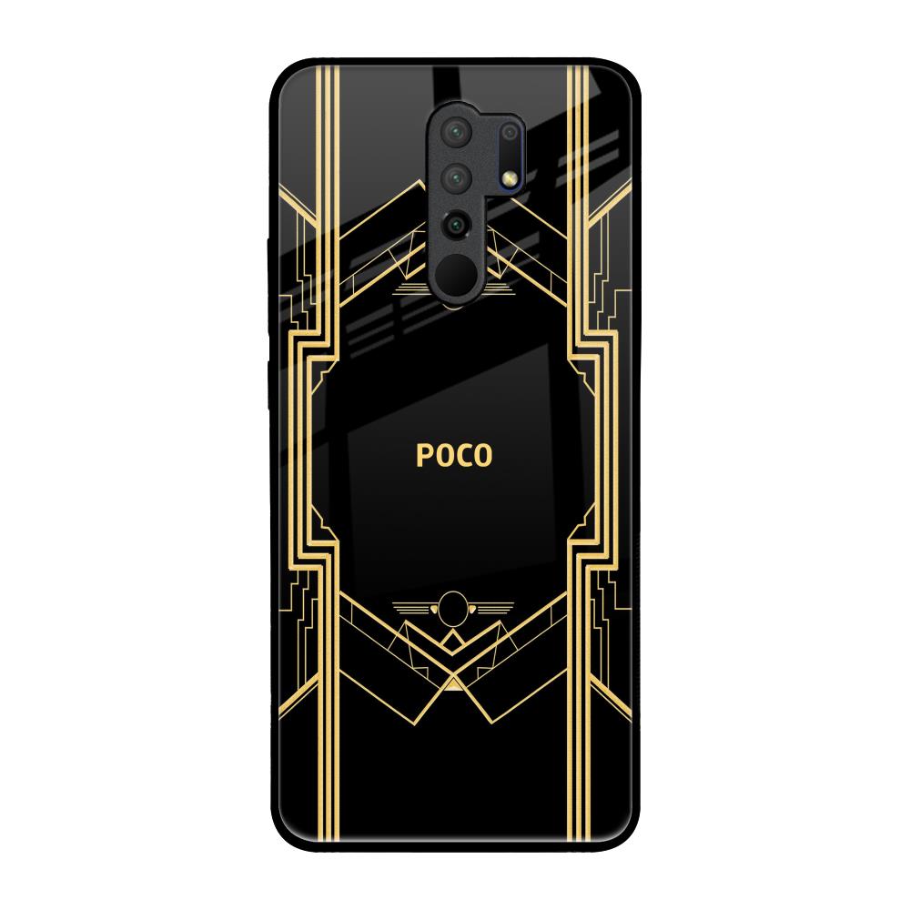 Sacred Logo Poco M2 Glass Back Cover Online