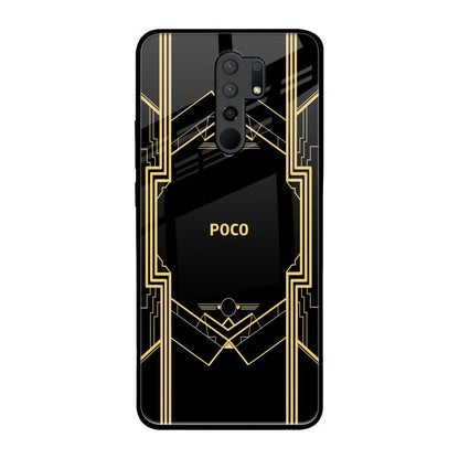 Sacred Logo Poco M2 Glass Back Cover Online