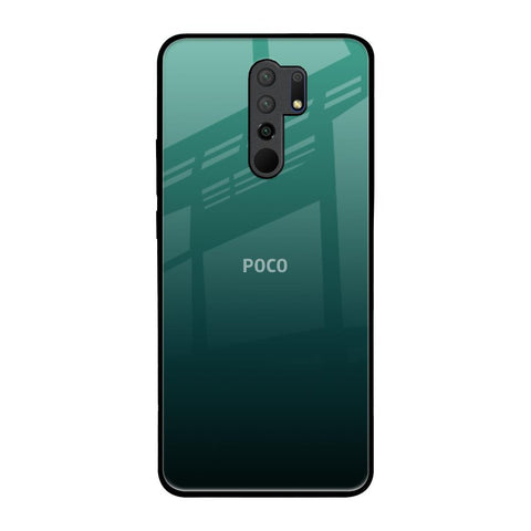 Palm Green Poco M2 Glass Back Cover Online