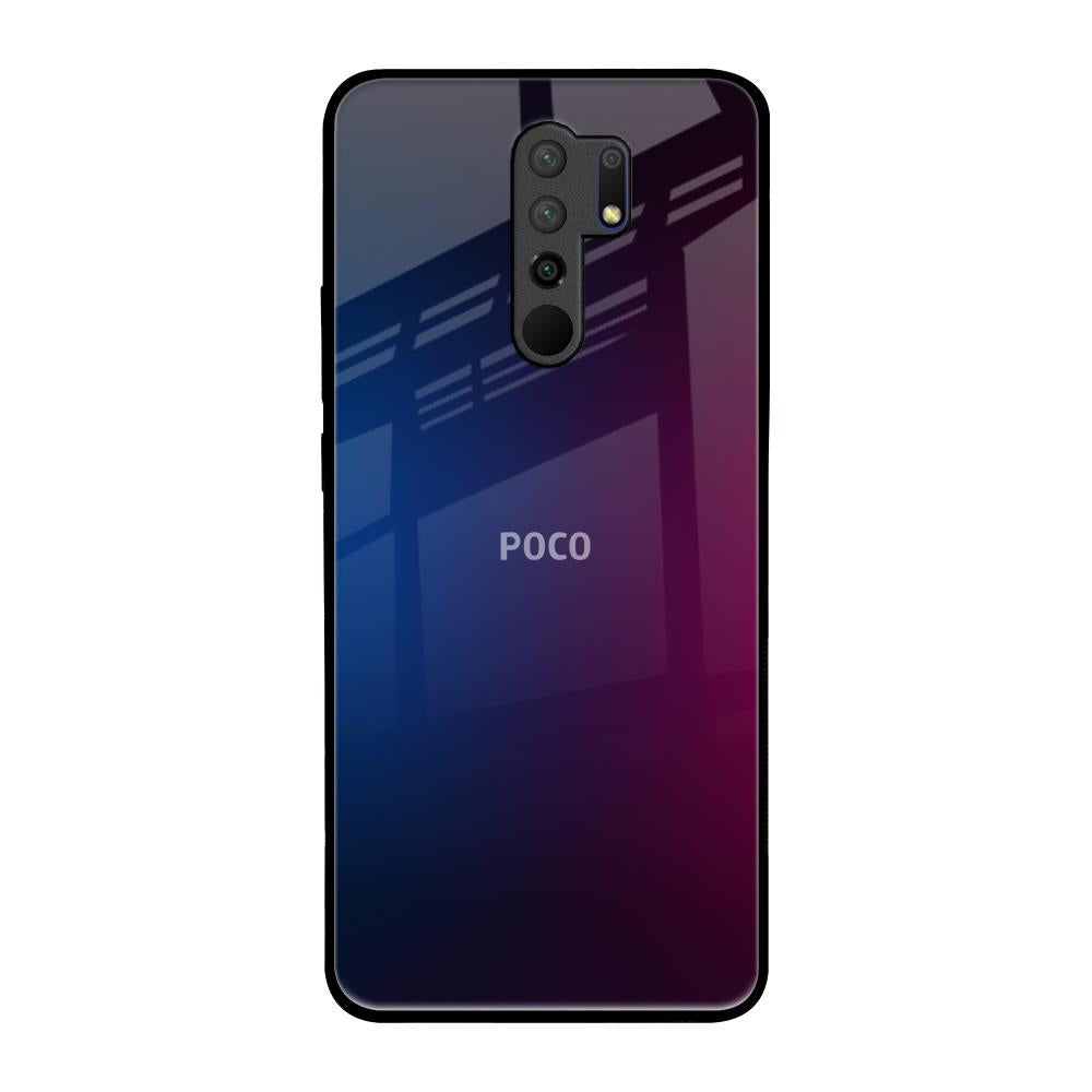 Mix Gradient Shade Poco M2 Glass Back Cover Online