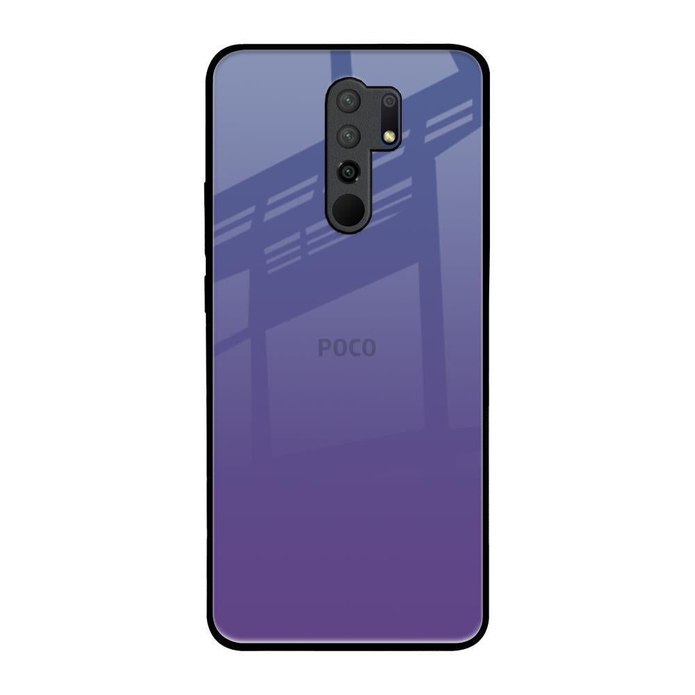 Indigo Pastel Poco M2 Glass Back Cover Online