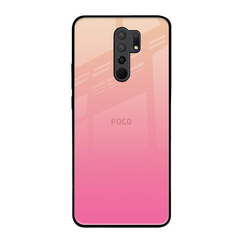 Pastel Pink Gradient Poco M2 Glass Back Cover Online