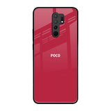 Solo Maroon Poco M2 Glass Back Cover Online
