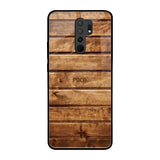Wooden Planks Poco M2 Glass Back Cover Online