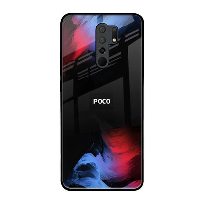Fine Art Wave Poco M2 Glass Back Cover Online