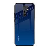 Very Blue Poco M2 Glass Back Cover Online