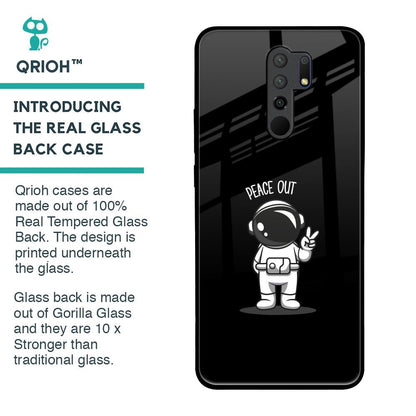 Peace Out Astro Glass Case for Poco M2