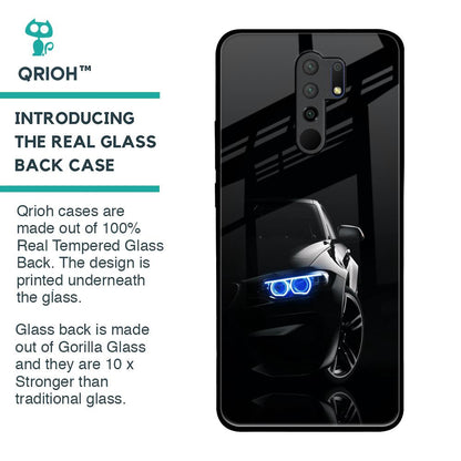 Car In Dark Glass Case for Poco M2