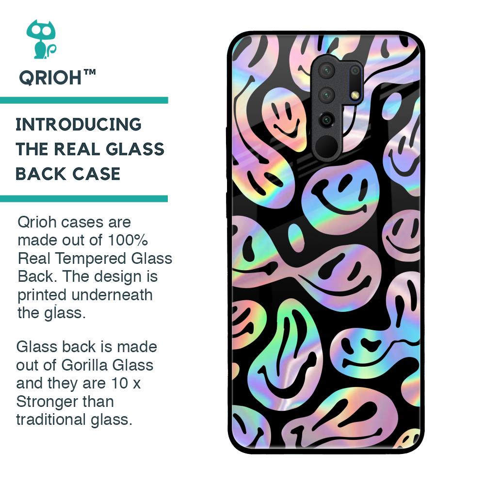 Acid Smile Glass Case for Poco M2