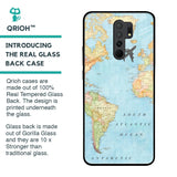 Travel Map Glass Case for Poco M2