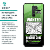Zoro Wanted Glass Case for Poco M2