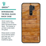 Timberwood Glass Case for Poco M2