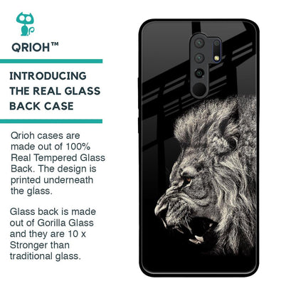 Brave Lion Glass Case for Poco M2