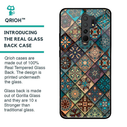 Retro Art Glass Case for Poco M2
