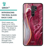 Crimson Ruby Glass Case for Poco M2