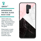 Marble Collage Art Glass Case For Poco M2