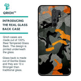 Camouflage Orange Glass Case For Poco M2